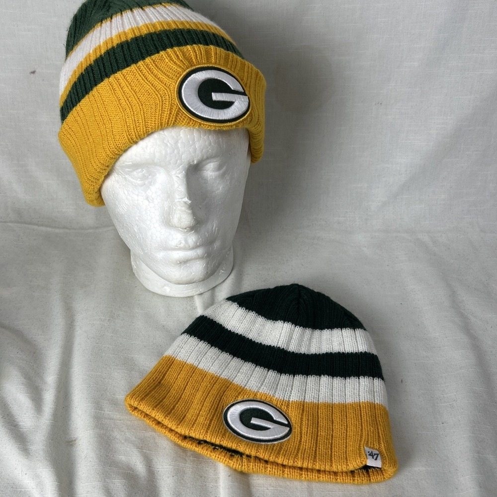 Green Bay Packers New Era Beanie Winter Hat his & her